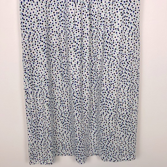 Boden Margot Jersey Knit Blue Polka Dot Midi Dress. Size 12L. - Picture 12 of 15